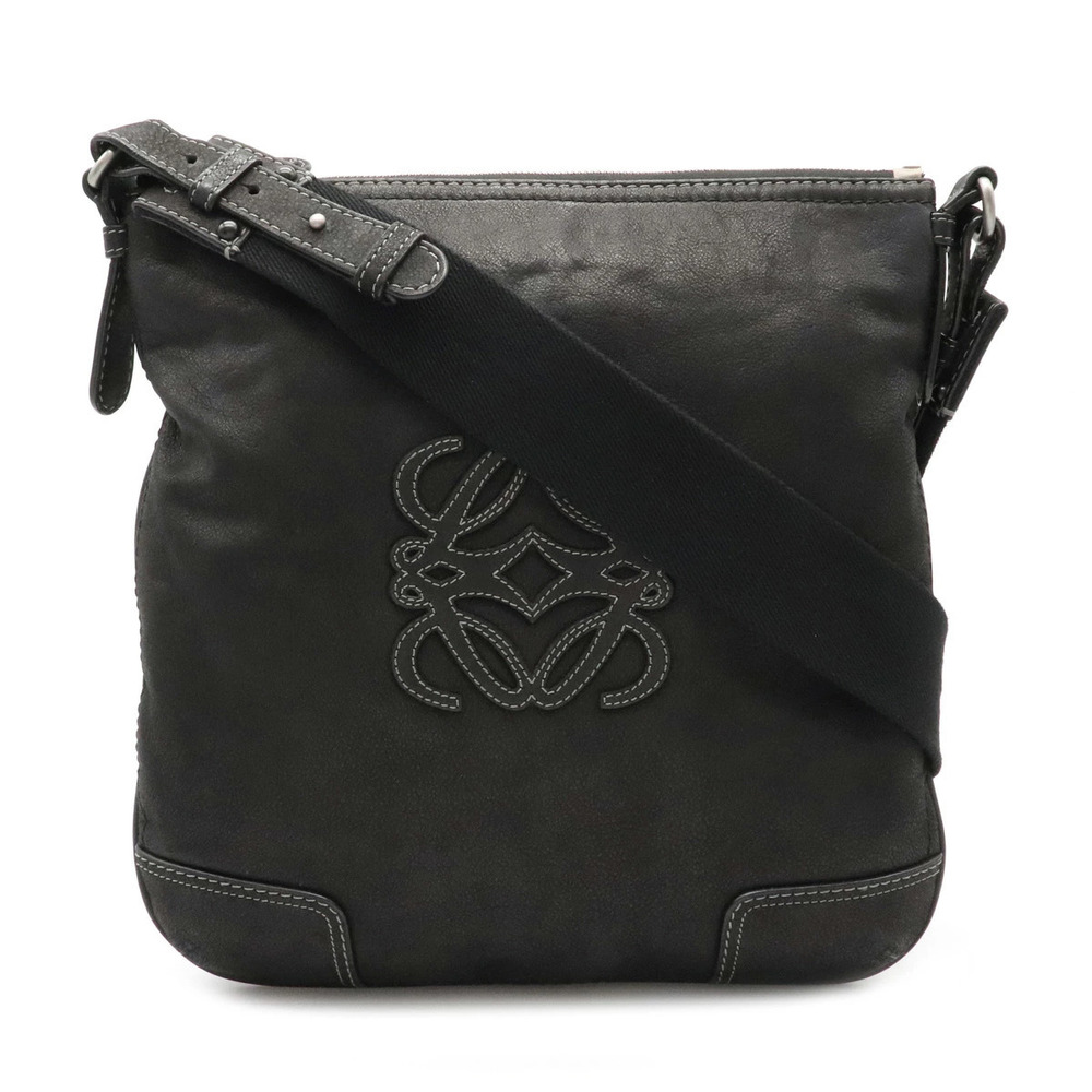Loewe Anagram Crossbody Bag Leather Black